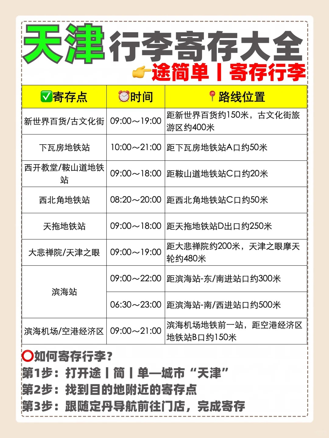 途简单行李寄存