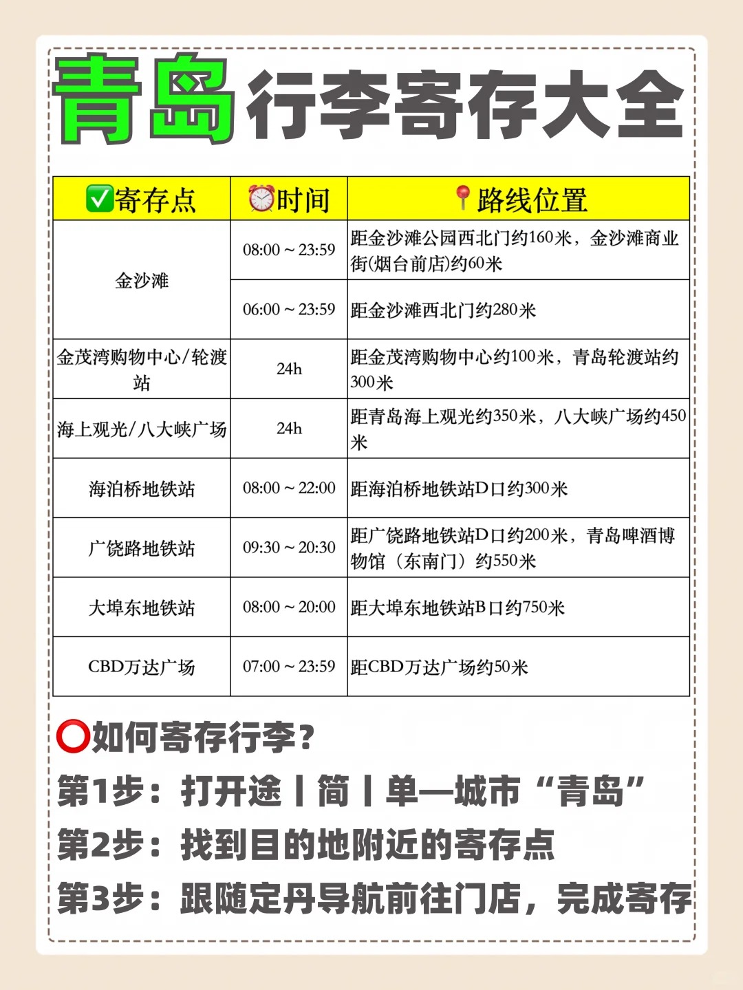 途简单行李寄存