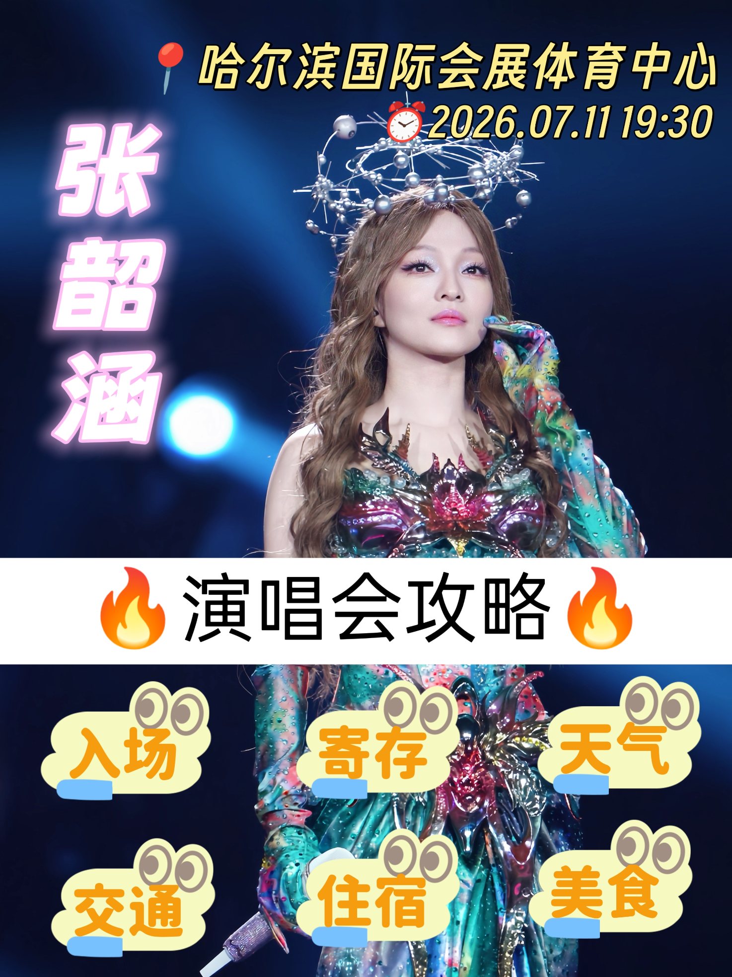 张韶涵哈尔滨｜奔赴合唱的观演全指南