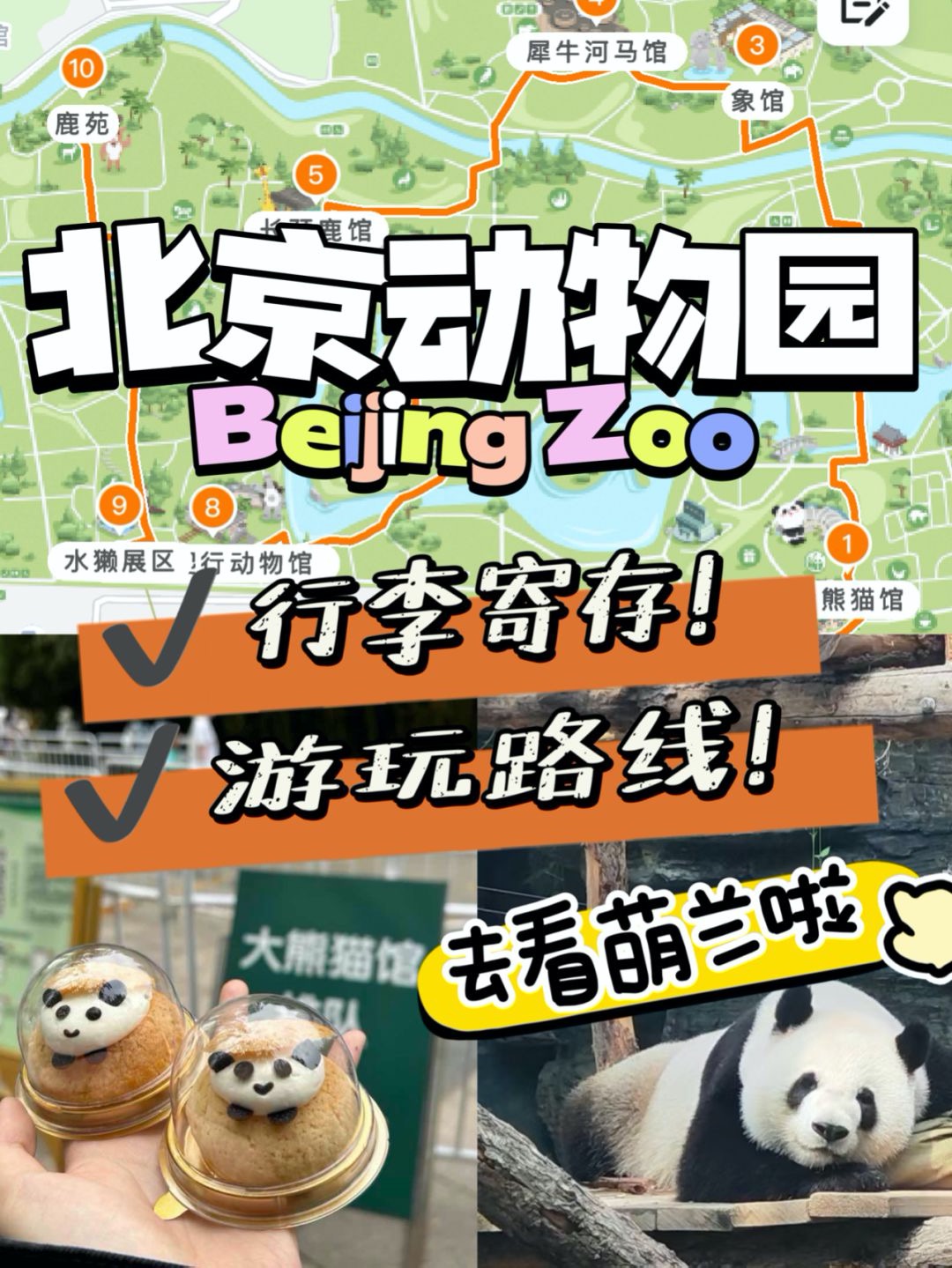 北京动物园哪里可以寄存行李？北京行李寄存指南、看萌兰攻略